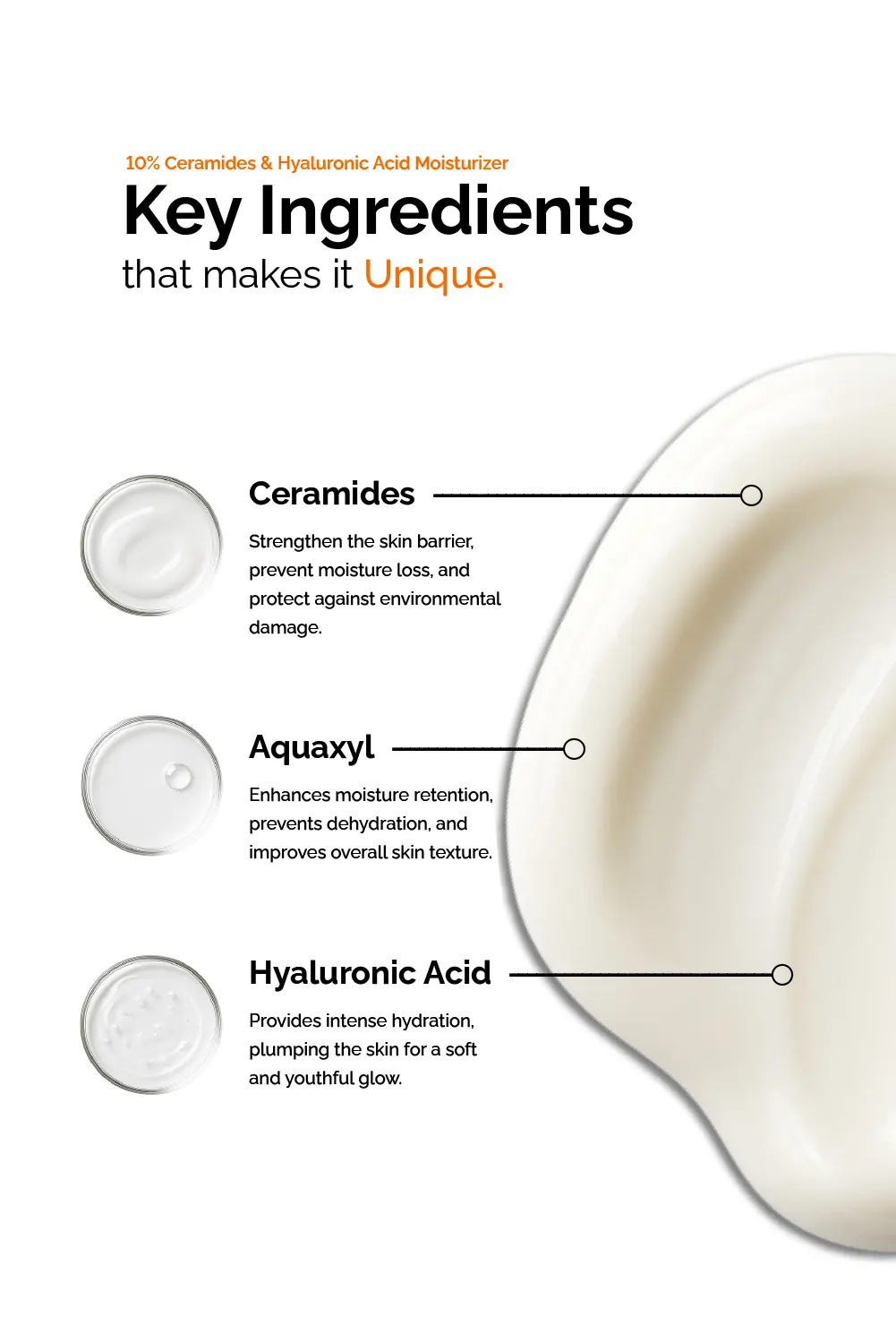 10% Ceramides & Hyaluronic Acid Moisturizer - Image 3