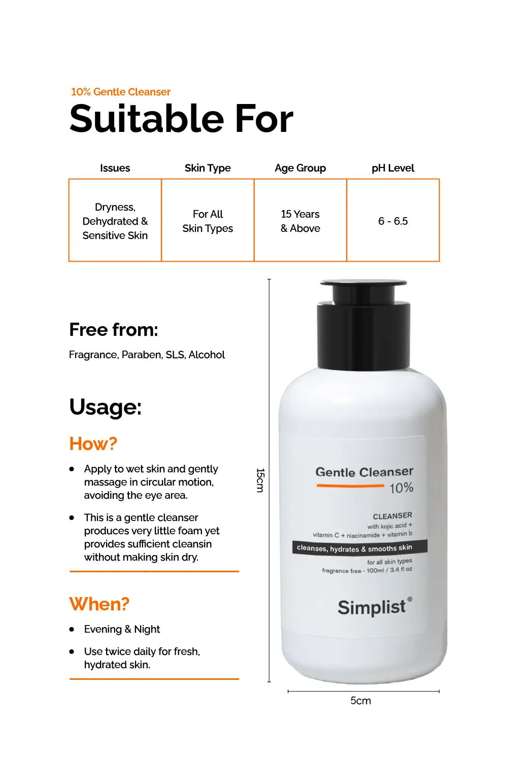 10% Gentle Skin Cleanser - Image 4