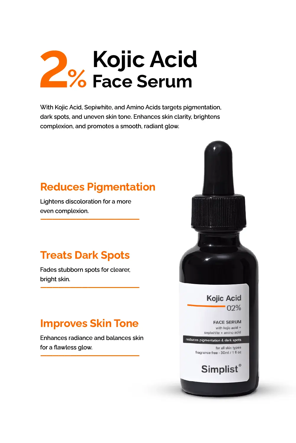 Kojic Acid 2% Face Serum - Image 2