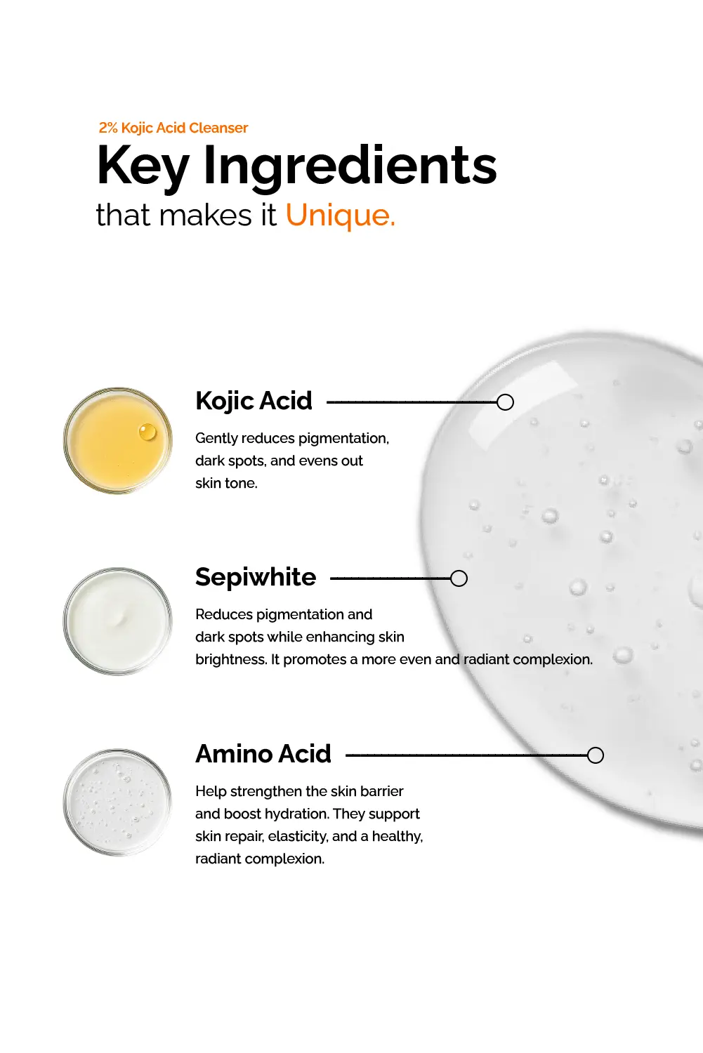 Kojic Acid 2% Gel Cleanser - Image 3