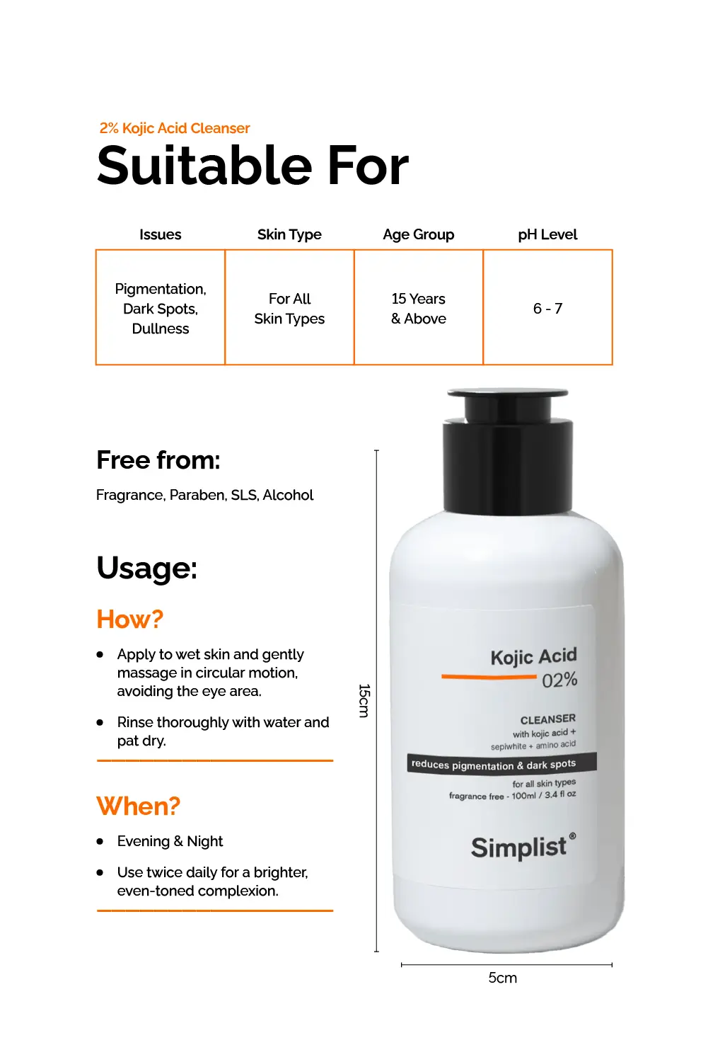 Kojic Acid 2% Gel Cleanser - Image 4