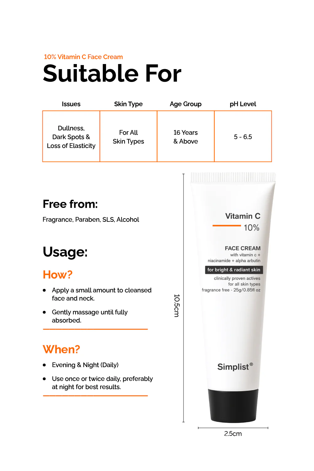 Vitamin C 10% Face Cream - Image 4